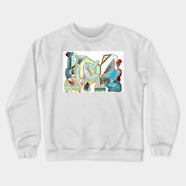 abstract cubism Crewneck Sweatshirt by MGphotoart